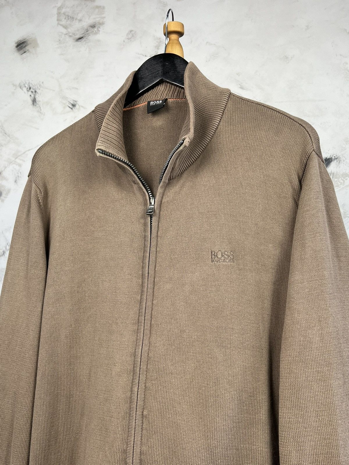 Hugo Boss Vintage Hugo Boss Zip-Up Knit Sweater Size M - L Size US M / EU 48-50 / 2 - 3 Thumbnail