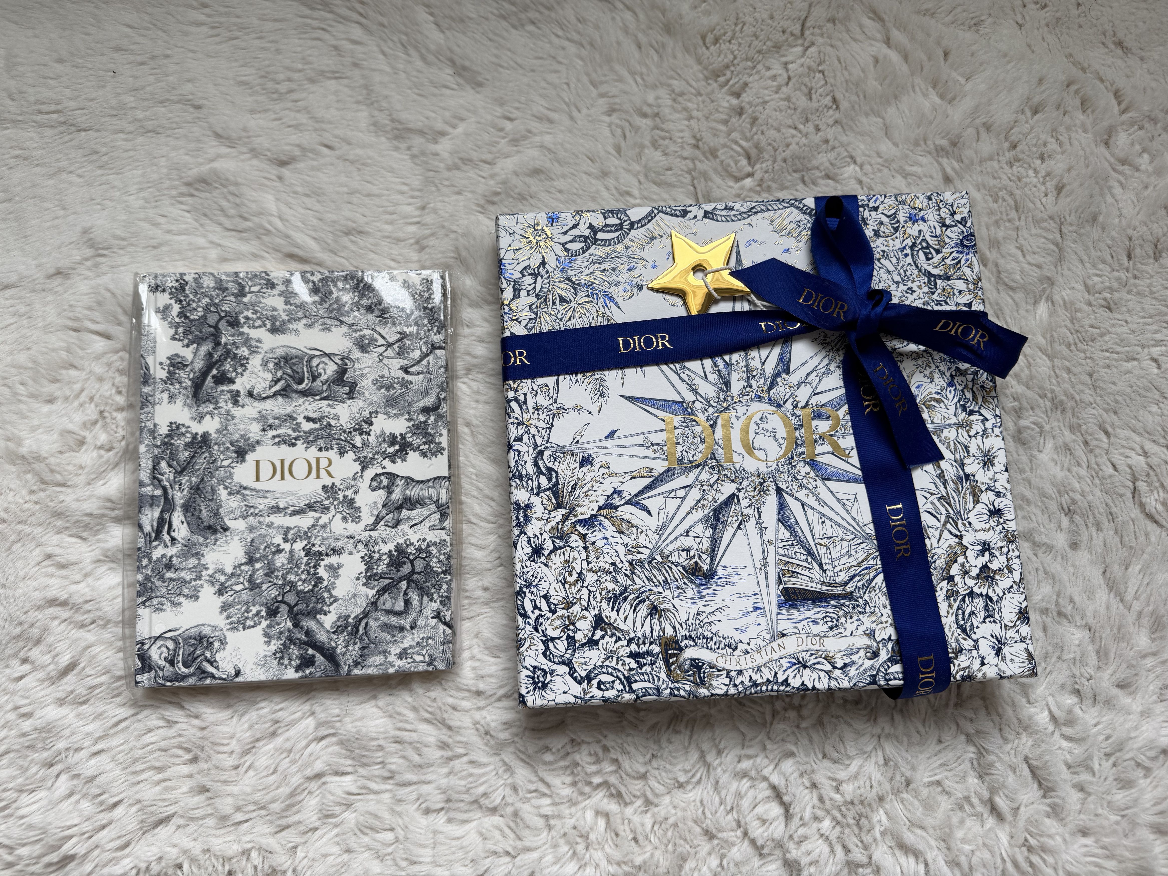 Dior Christian Dior Blue Toile de Jouy Large Notebook Size ONE SIZE - 2 Thumbnail
