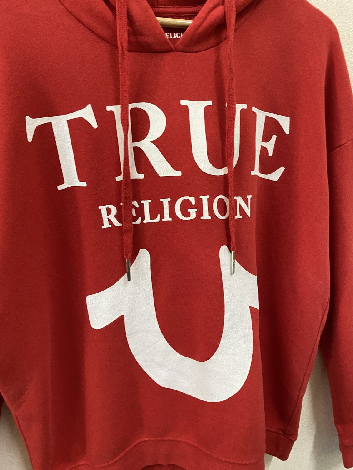 True Religion True Religion Hoodie Pullover - Red Size US L / EU 52-54 / 3 - 6 Thumbnail