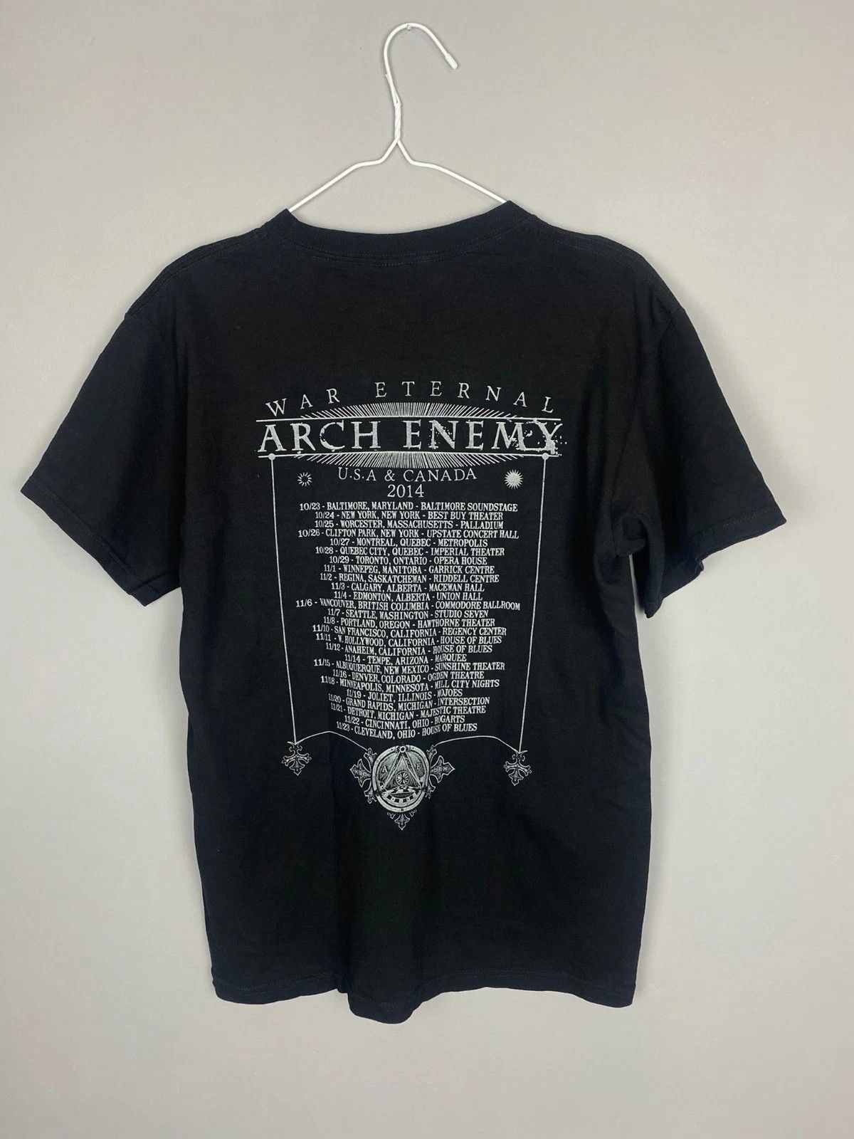 Band Tees ARCH ENEMY DEATH METAL BAND TEE YOU WILL KNOW MY NAME Size US M / EU 48-50 / 2 - 4 Thumbnail