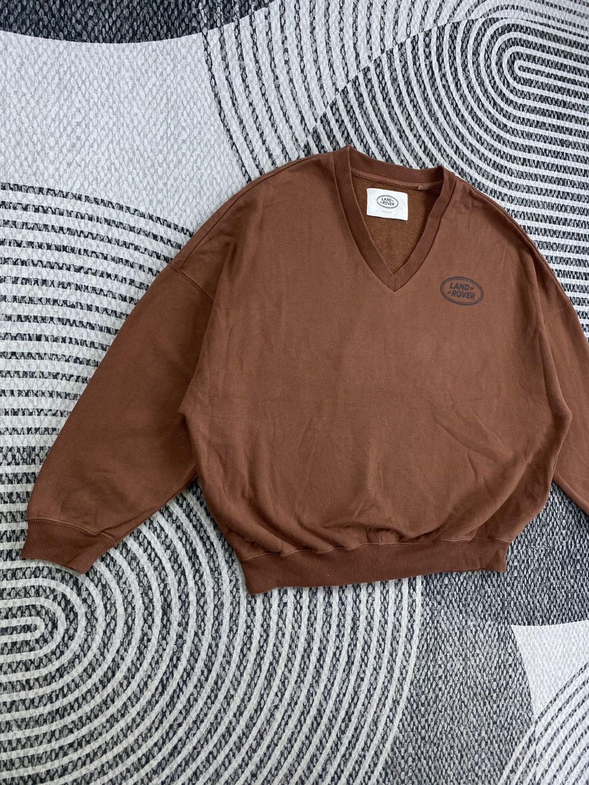 Japanese Brand Vintage Land Rover Pacsun V-Neck Baggy Sweatshirt Size US XXL / EU 58 / 5 - 3 Thumbnail