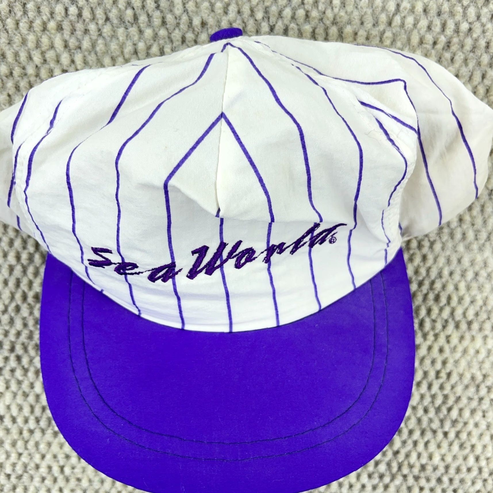Vintage VINTAGE Sea World Snapback Hat Cap Adjustable Cotton Nylon 90s Y2K Beach Casual Mens Size ONE SIZE - 3 Thumbnail