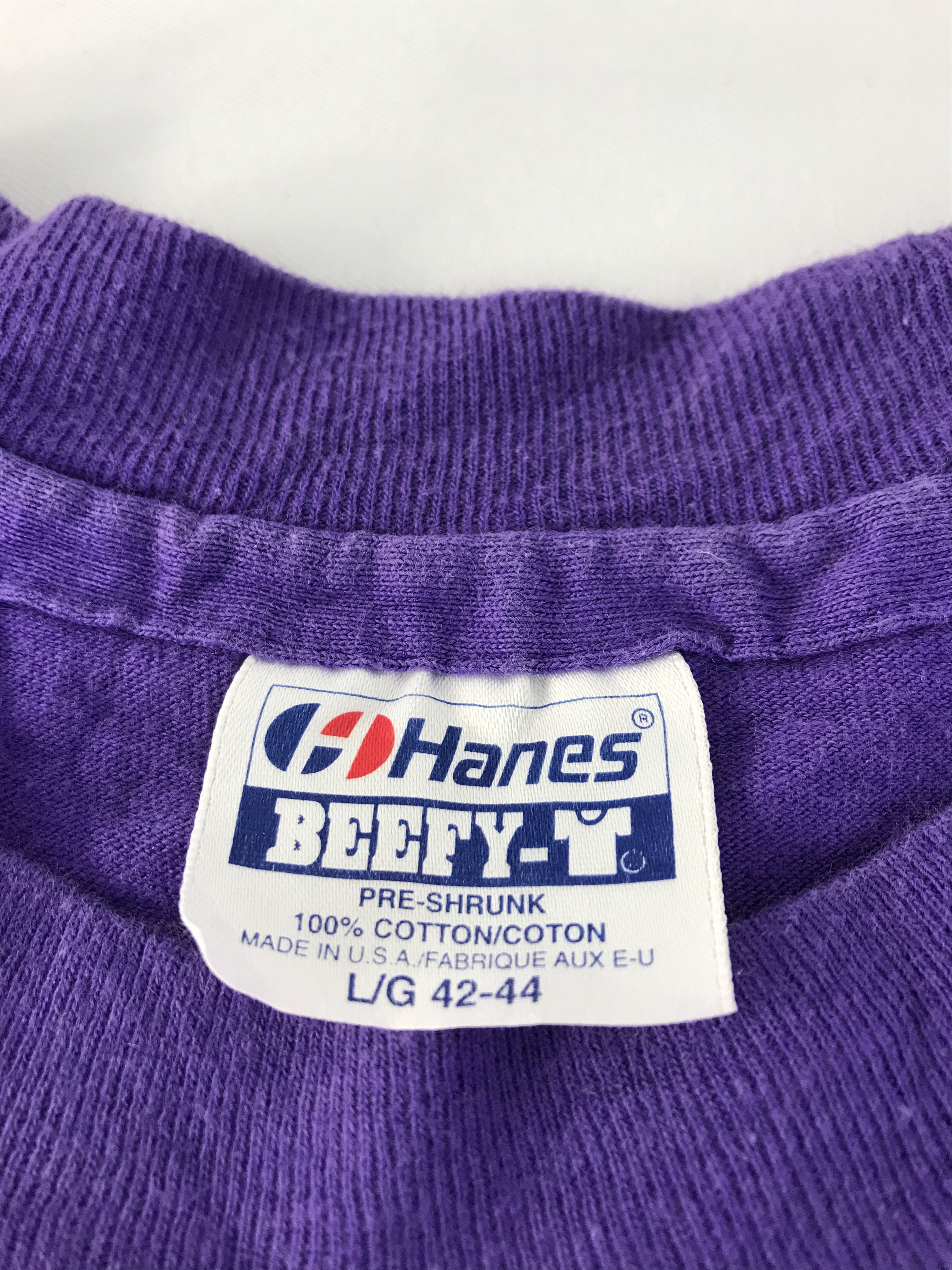 Hanes 90s JAL Finisher Honolulu Marathon 1991 Running Tee T-shirt Size US L / EU 52-54 / 3 - 6 Thumbnail