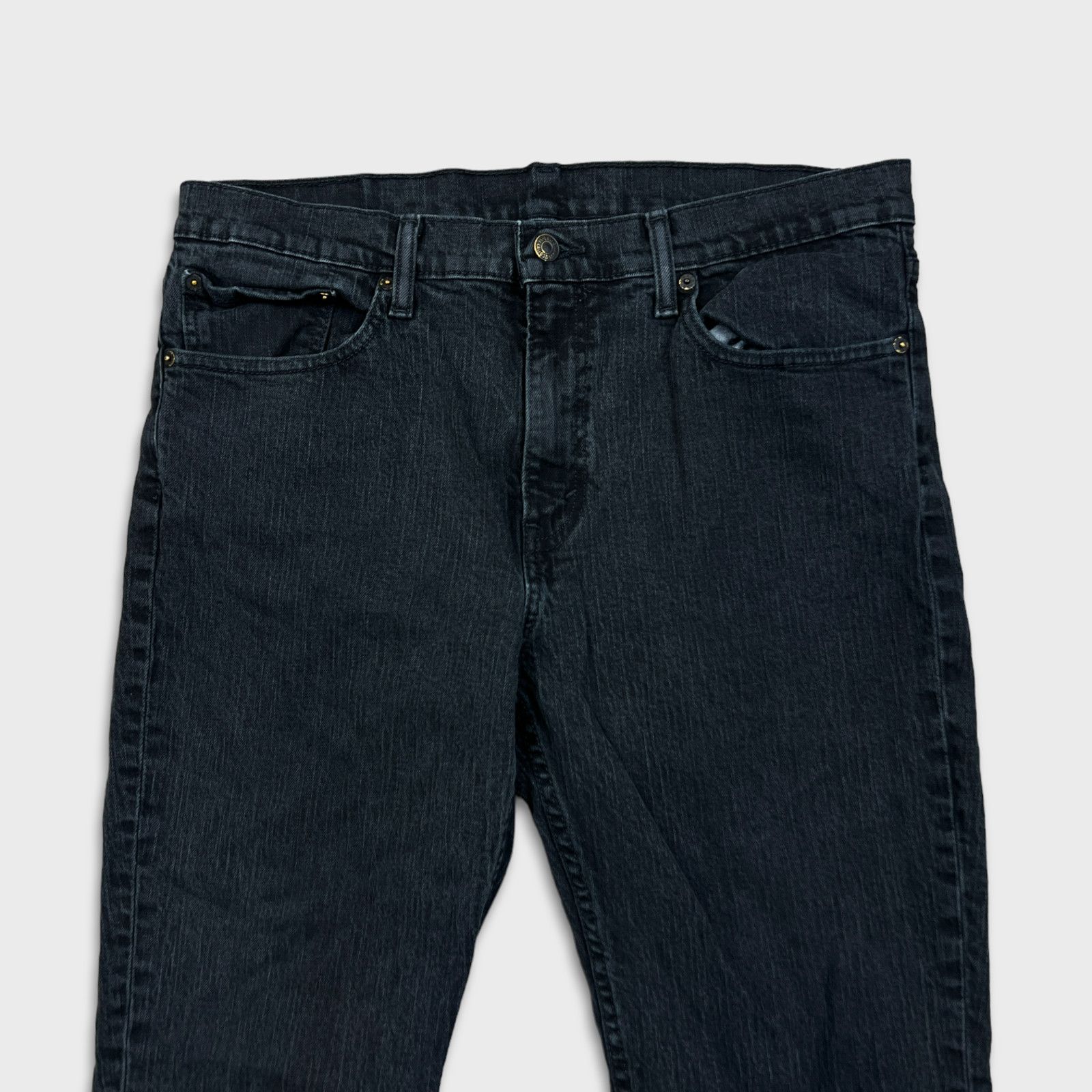Levi's × Vintage Levi's Jeans 36x32 Black Straight Leg American Denim Pants Size US 36 / EU 52 - 2 Thumbnail