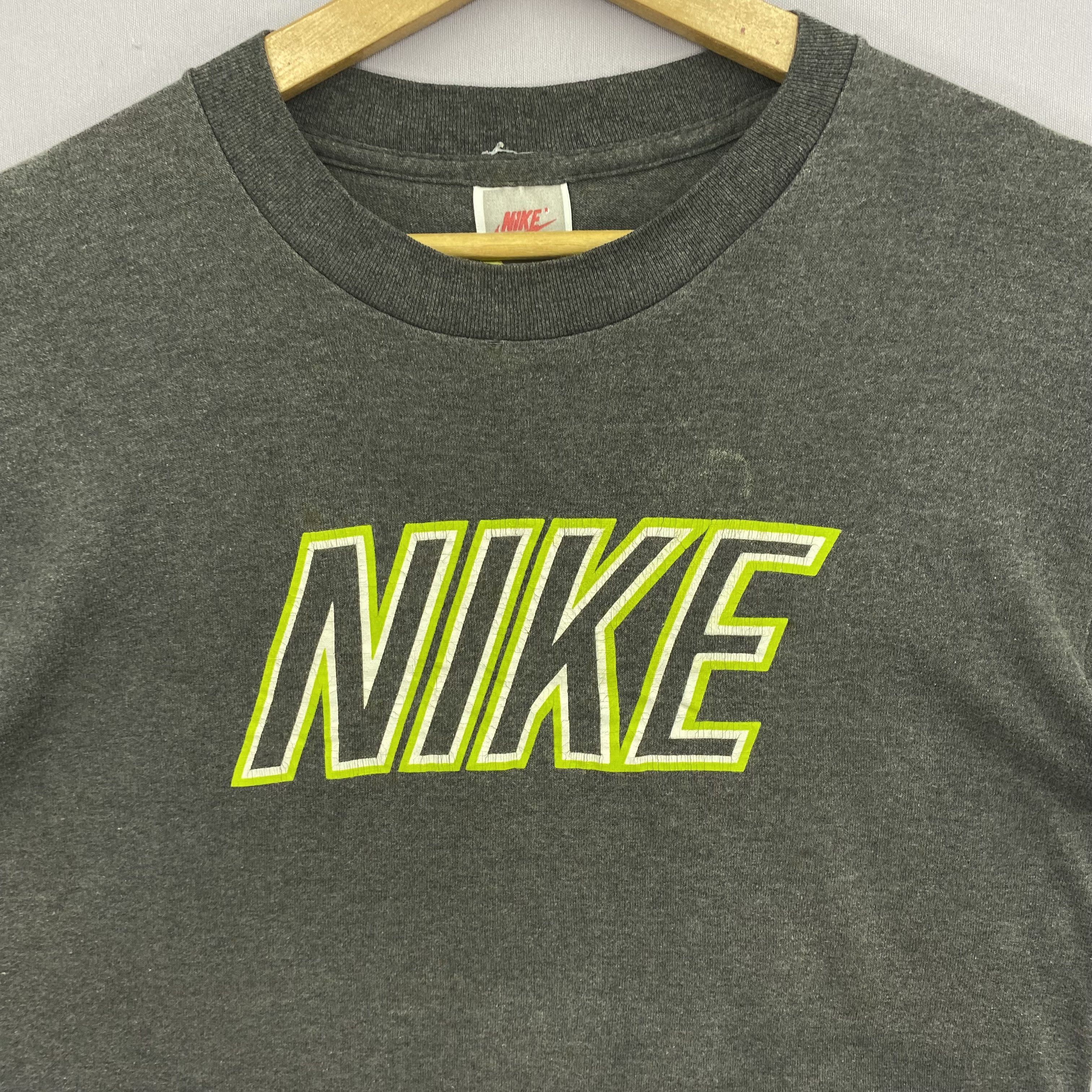 Nike Vintage 80s Nike T-Shirt Nike Swoosh Crewneck Tee | GF10111 Size US S / EU 44-46 / 1 - 2 Thumbnail