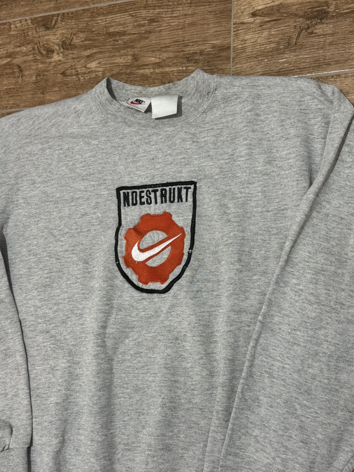 Nike Nike NDESTRUKT Crewneck Sweatshirt ’90s Rare Collector Piece Size US XL / EU 56 / 4 - 2 Thumbnail