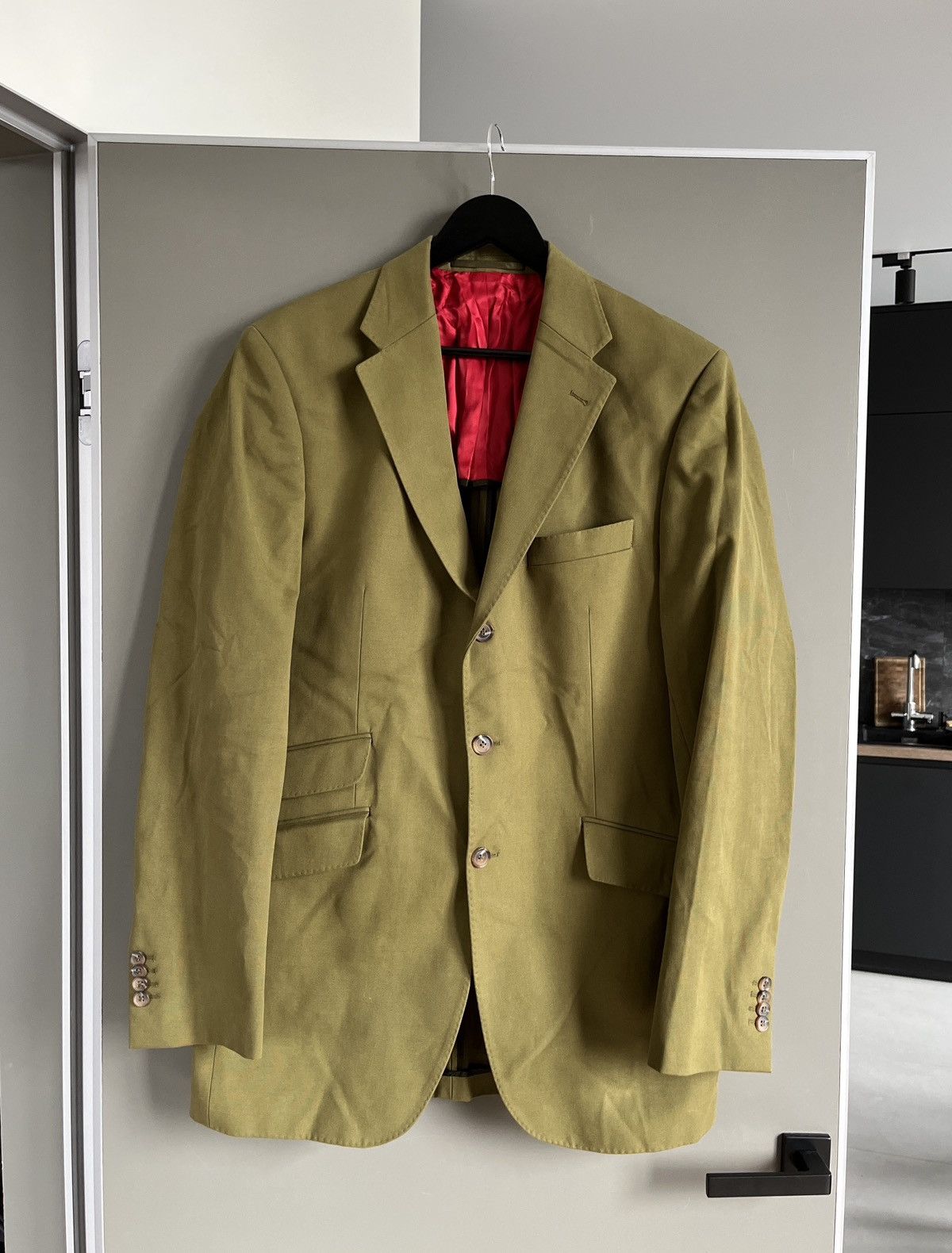 Other Conrad Hasselbach Green Cotton Heavy Classic Hunting Coat Size US L / EU 52-54 / 3 - 2 Thumbnail