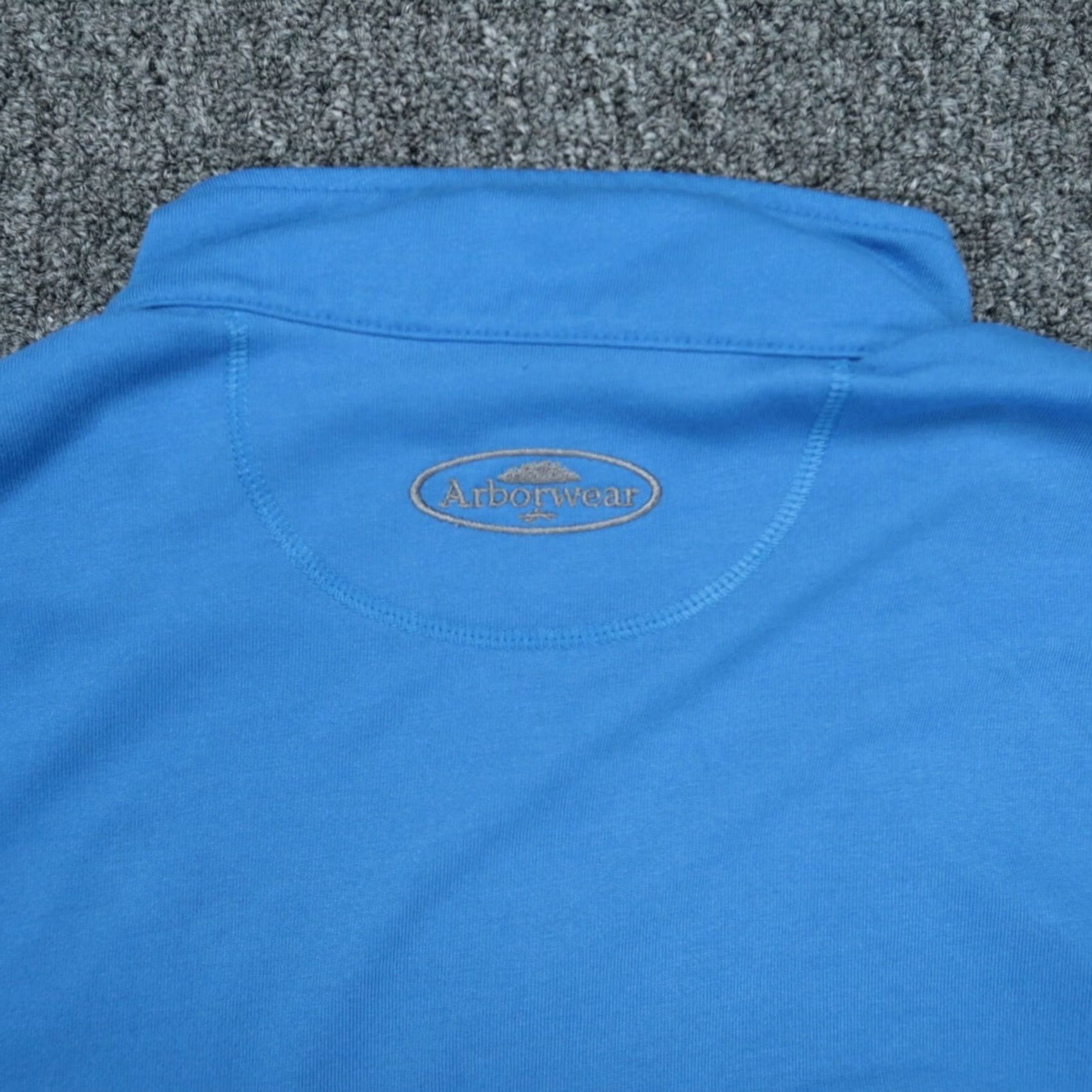 Vintage Arborwear Pullover Mens Medium Blue Drirelease Quarter Zip Lightweight Shirt Size US M / EU 48-50 / 2 - 5 Thumbnail