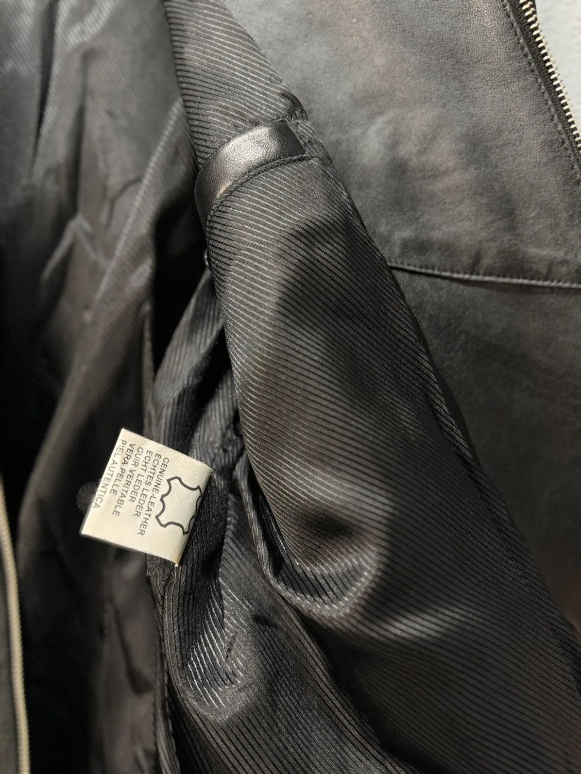 Hysteric Glamour × If Six Was Nine × Vintage VINTAGE CRAZY LEATHER JACKET IFSIXWASNINE STYLE Y2K Size US L / EU 52-54 / 3 - 12 Thumbnail