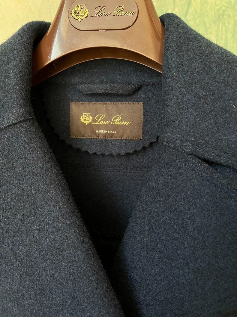 Other Loro Piana Navy Cashmere Coat- Size US M / EU 48-50 / 2 - 2 Thumbnail