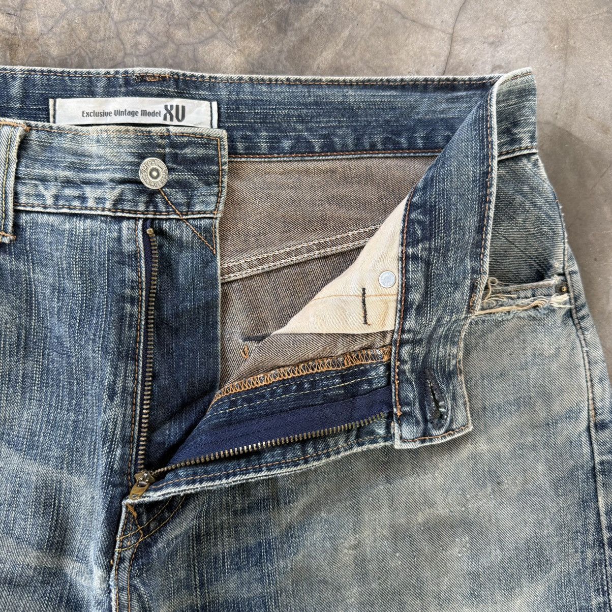 Edwin W36 Vintage Edwin Faded Rusty Ripped Denim Jean Pants Size US 36 / EU 52 - 6 Thumbnail