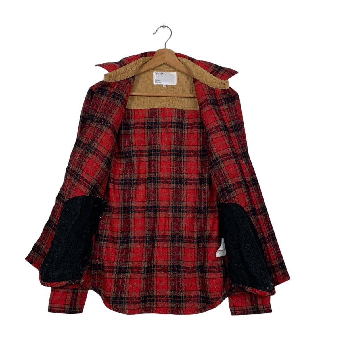 Japanese Brand INHERIT Herritage & Modernity Red Checked Flannel #1625-C72 Size US S / EU 44-46 / 1 - 10 Thumbnail