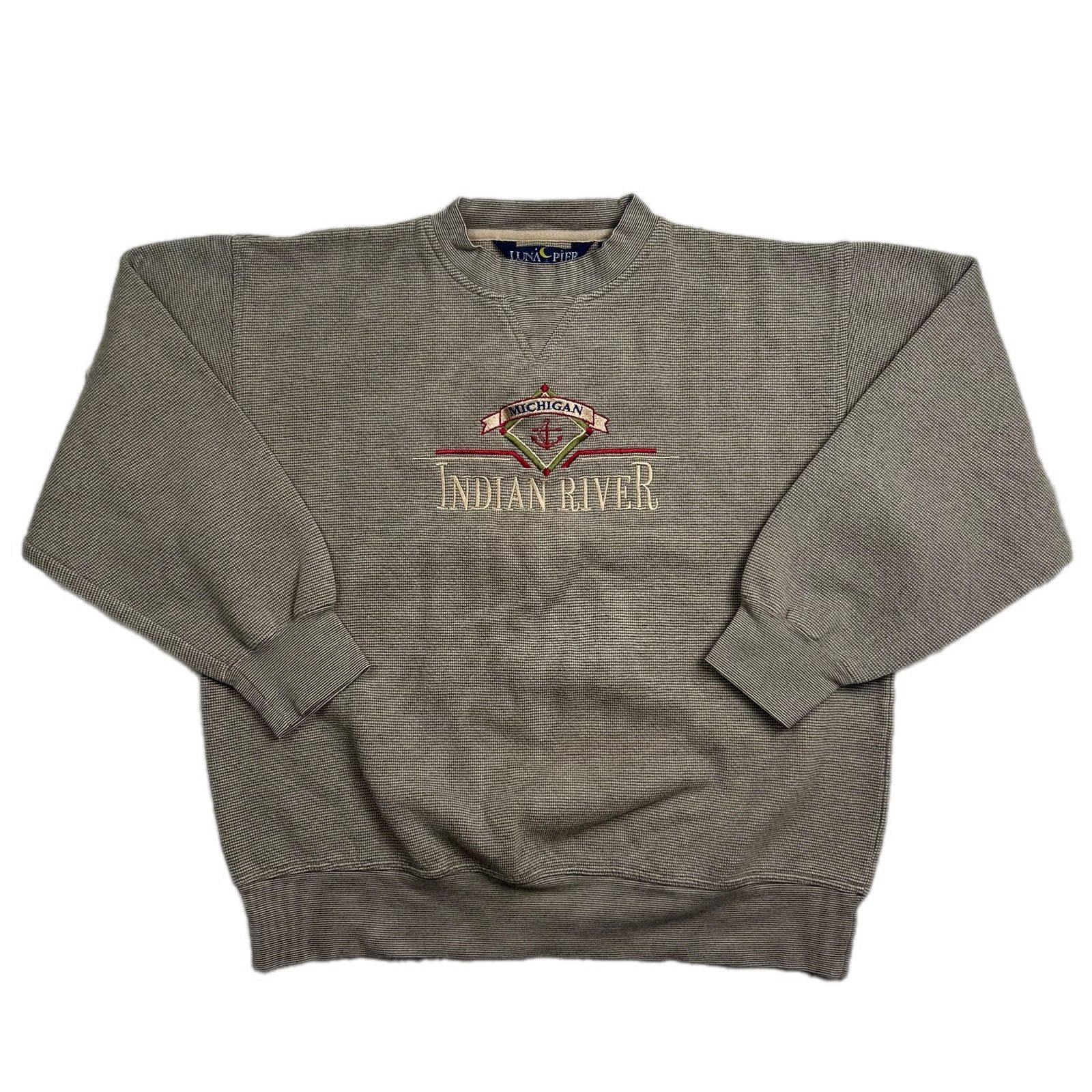 Vintage Vintage Michigan Indian River Crewneck Size US L / EU 52-54 / 3 - 1 Thumbnail