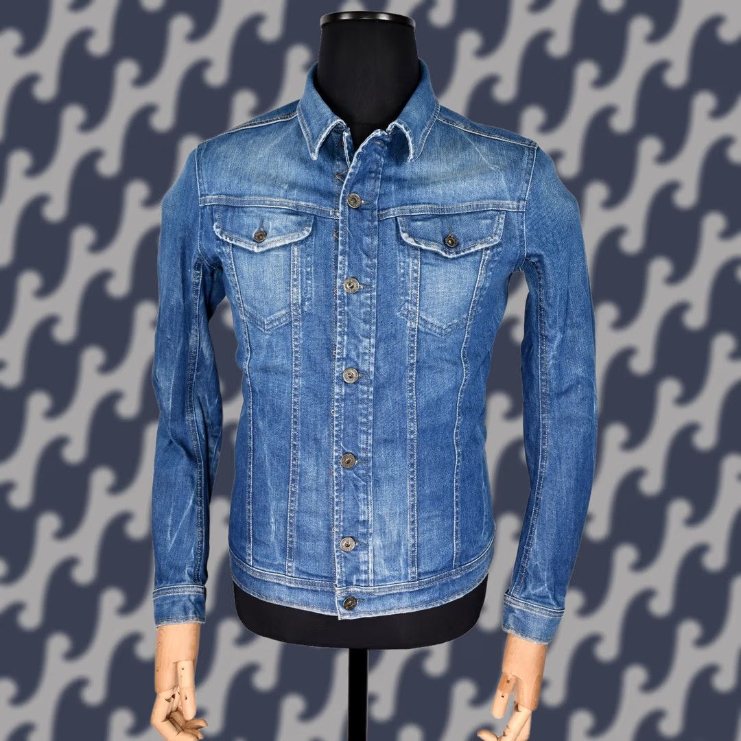 Diesel Diesel Jympo Denim Jacket Men's M Slim Blue Size M Casual Modern Denim Jacket Mens Size US M / EU 48-50 / 2 - 1 Thumbnail