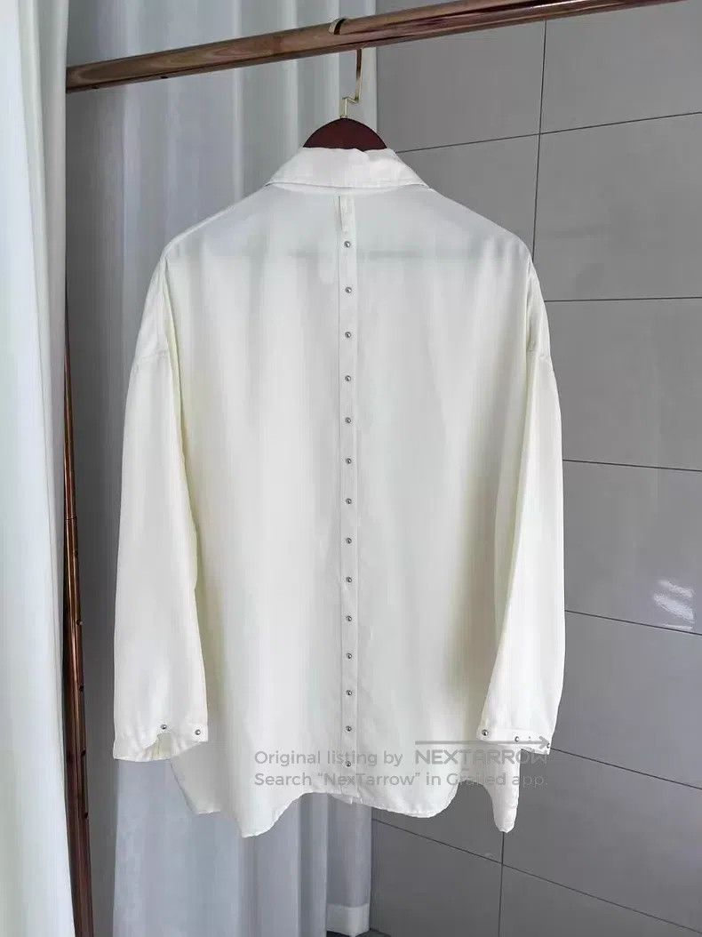 Hermes Hermes Heavy-duty studded relaxed fit silk shirt Size XS / US 0-2 / IT 36-38 - 2 Thumbnail