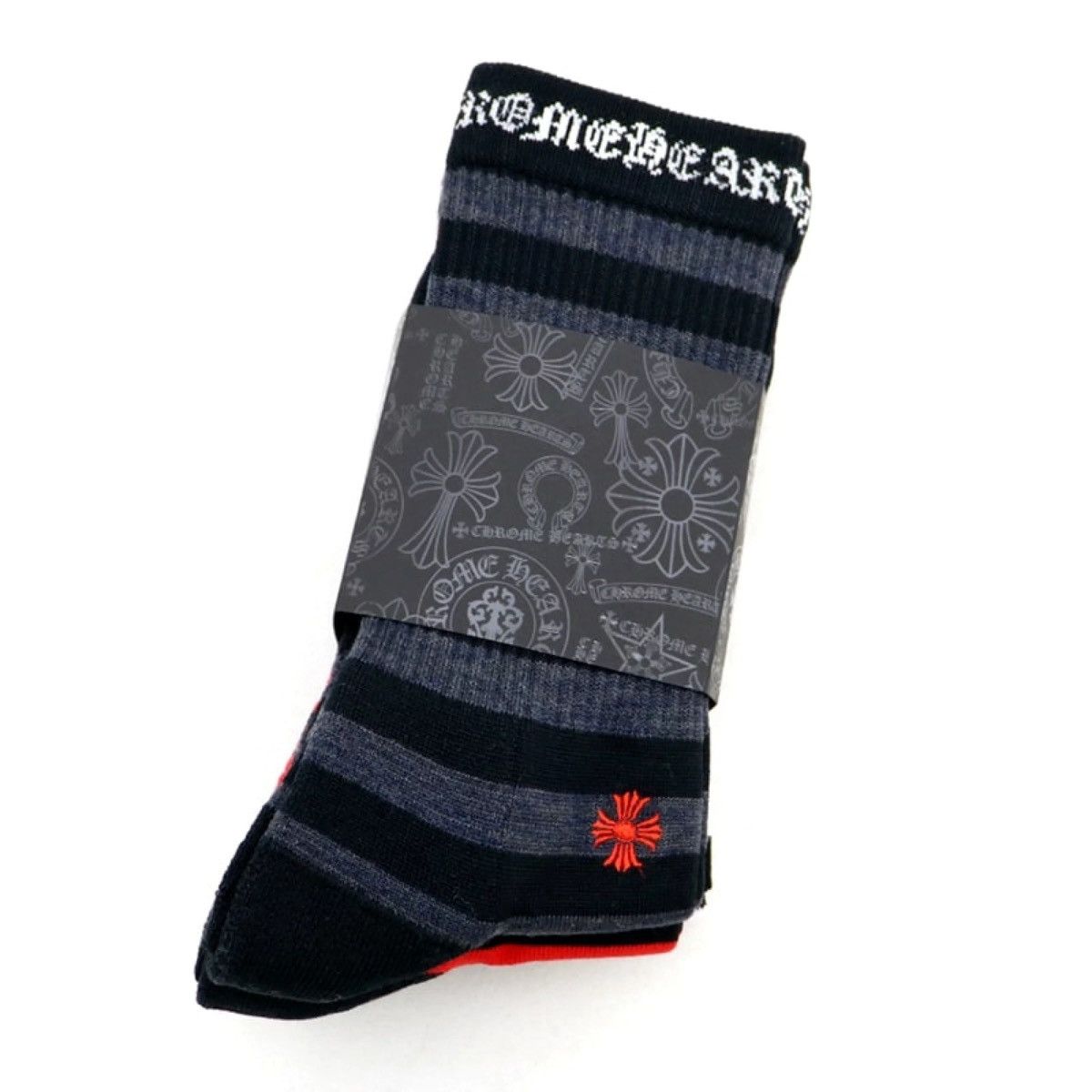 Chrome Hearts Chrome Hearts Border socks size M Size ONE SIZE - 1 Thumbnail
