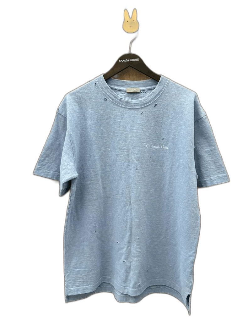 Dior Dior Distressed Short Sleeve T-2505 Size US M / EU 48-50 / 2 - 1 Thumbnail