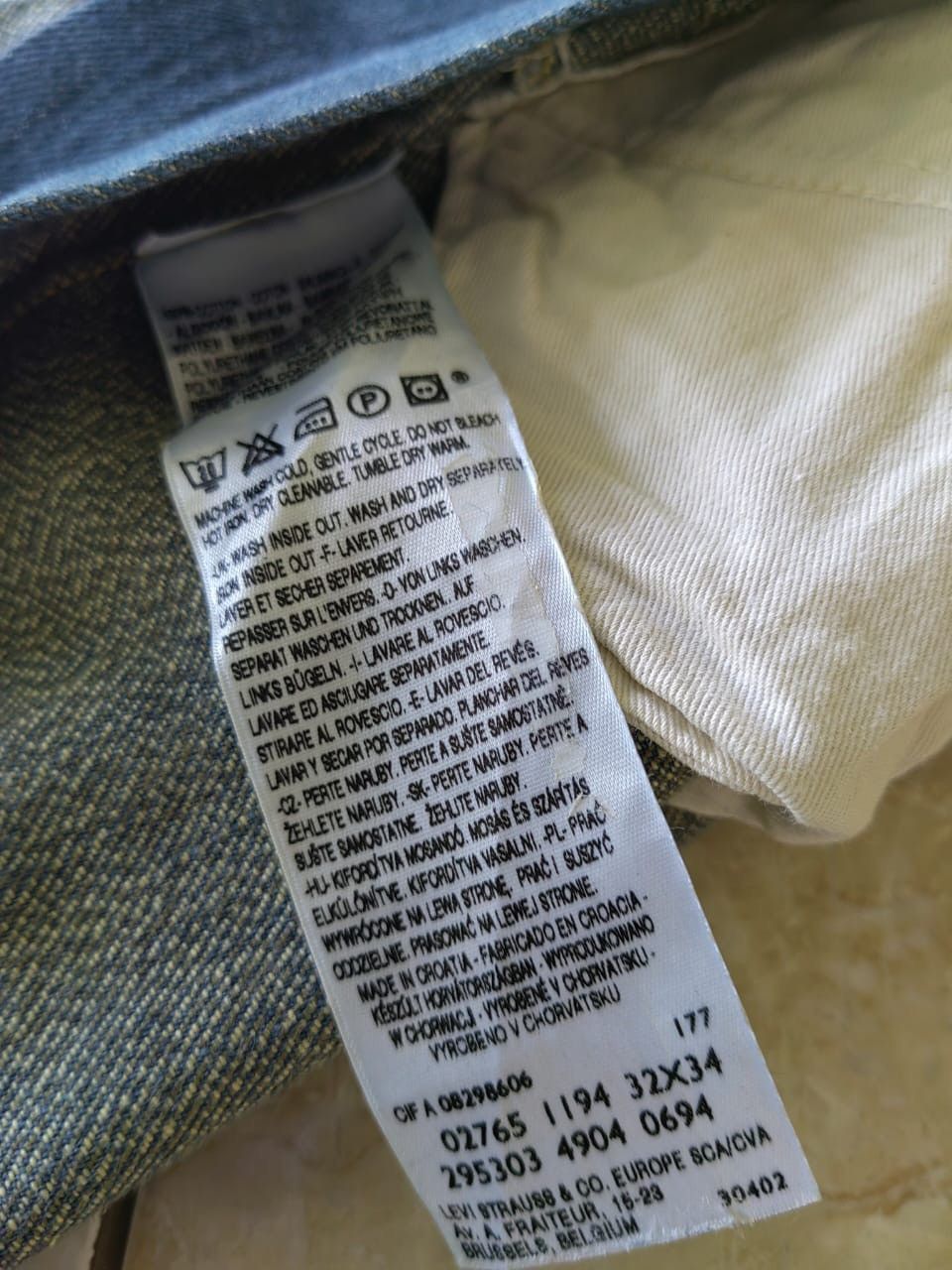 LVC × Levi's × Levi's Vintage Clothing Deadstock! Levi’s red jeans made in croatia Size US 32 / EU 48 - 9 Thumbnail