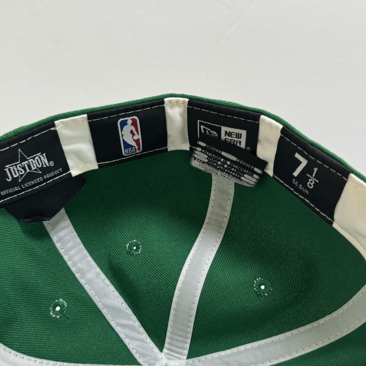 Just Don × New Era Just Don x Boston Celtics New Era NBA Fitted Hat Green Size ONE SIZE - 7 Thumbnail