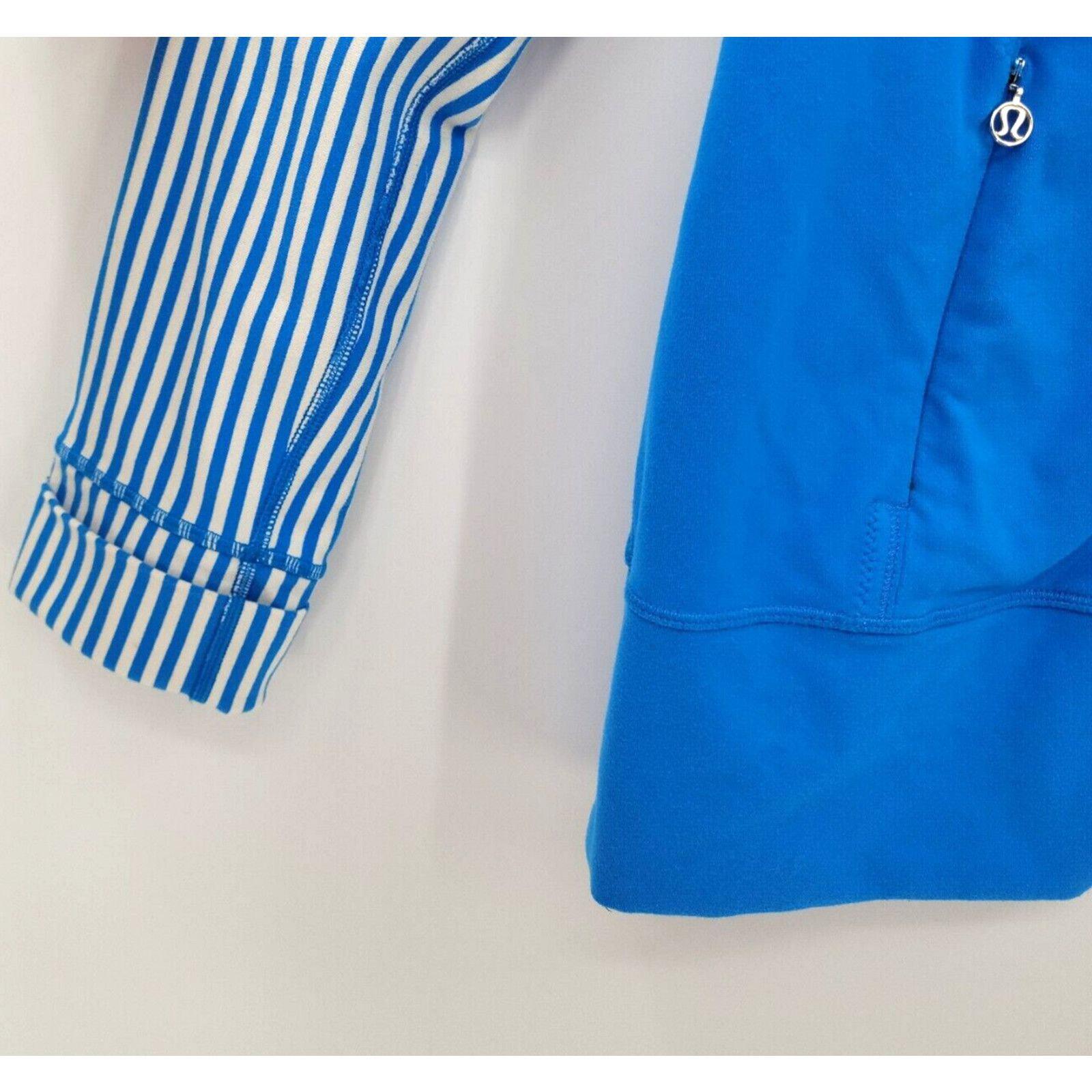 Lululemon Lululemon Women's 12/XL Daily Yoga Zip Up Striped Jacket Size XL / US 12-14 / IT 48-50 - 4 Thumbnail