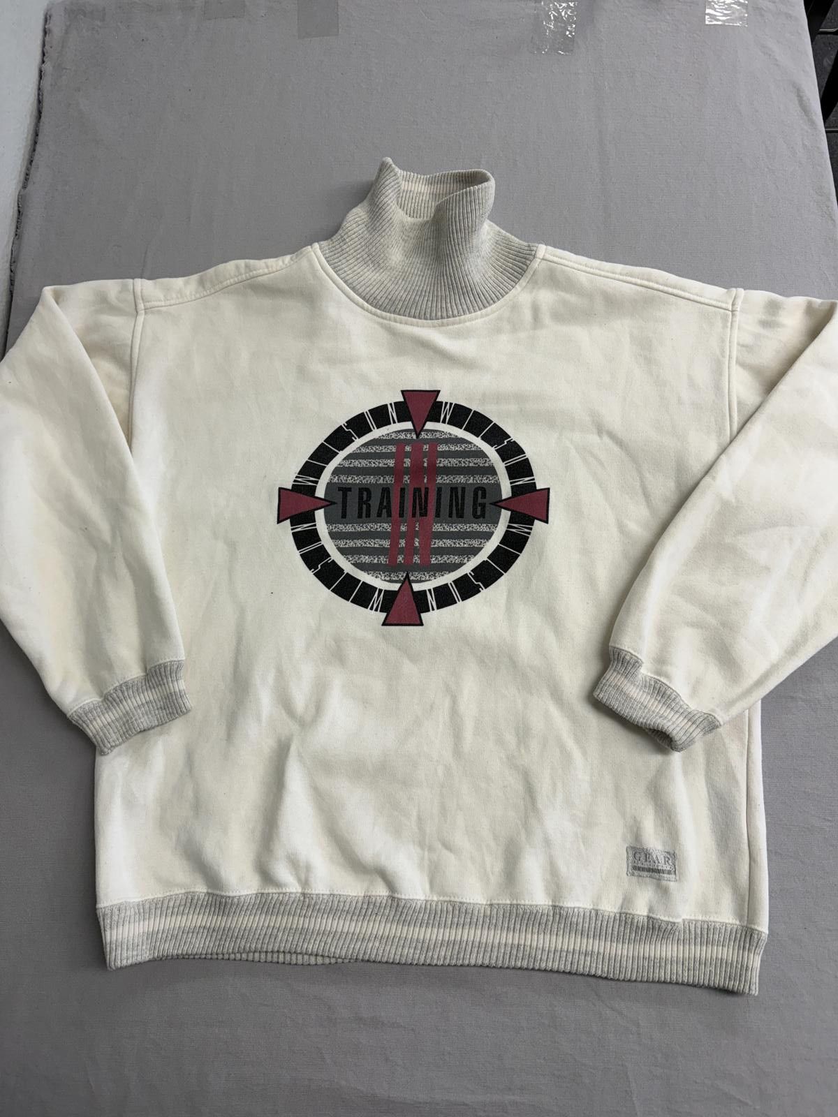Gear for Sports Vintage 80s Wilson training Turtleneck Sweatshirt Gear - L Size US L / EU 52-54 / 3 - 1 Thumbnail