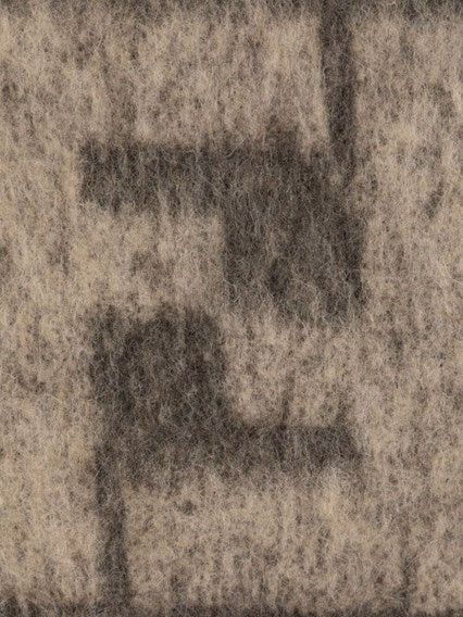 Fendi o1s1wg111224 Size: OS / Alpaca Wool Scarf in Brown & Beige Size ONE SIZE - 2 Thumbnail
