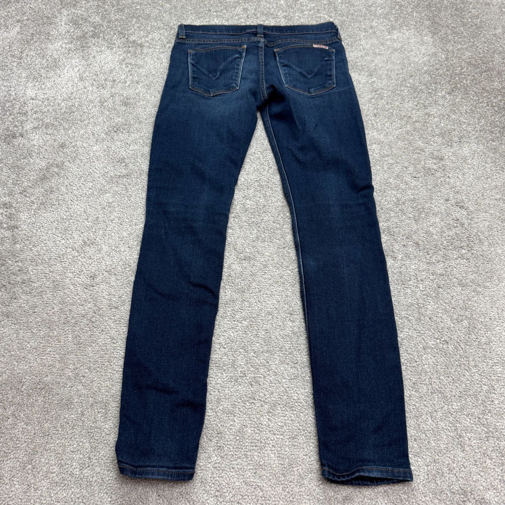 Hudson VINTAGE Hudson Women's Skinny Jeans 26 Dark Wash Cotton Blend Casual Slim Fit Mid Rise 28" Inseam Blue Girl Size 26" / US 2 / IT 38 - 2 Thumbnail