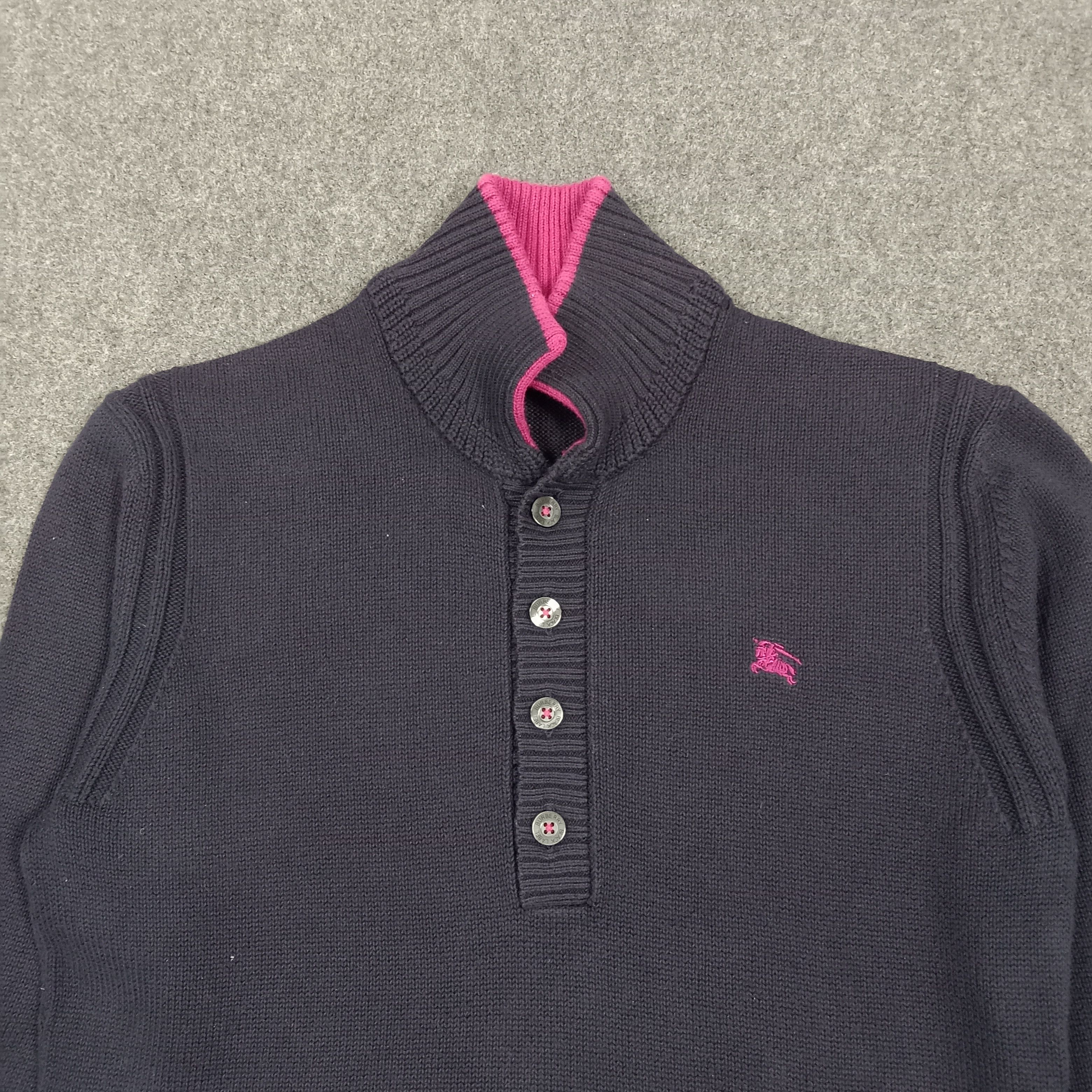 Burberry Burberry Black Label Knit Polo Sweater E1A18 Size US S / EU 44-46 / 1 - 2 Thumbnail