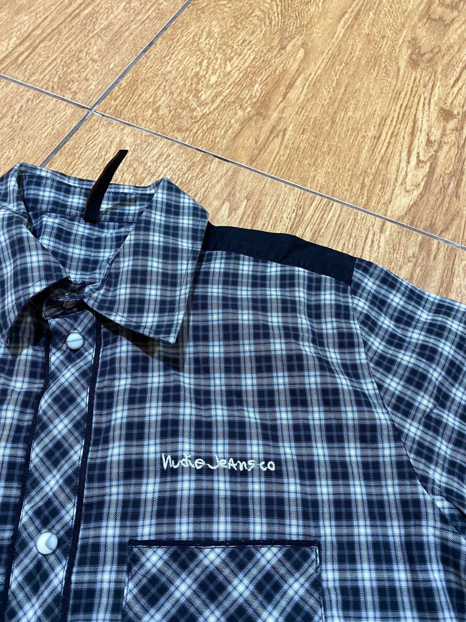 Nudie Jeans NUDIE JEANS WESTERN MEN'S COTTON SHIRT CHECKED Size US M / EU 48-50 / 2 - 9 Thumbnail