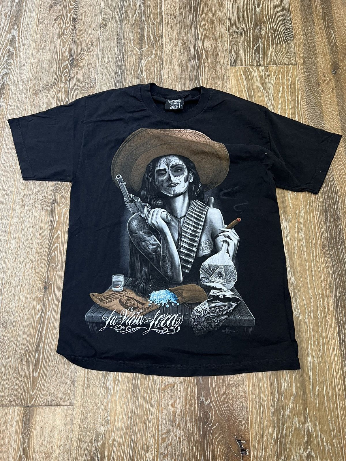 Vintage Y2k dga la viola loca girl tee Size US L / EU 52-54 / 3 - 1 Thumbnail