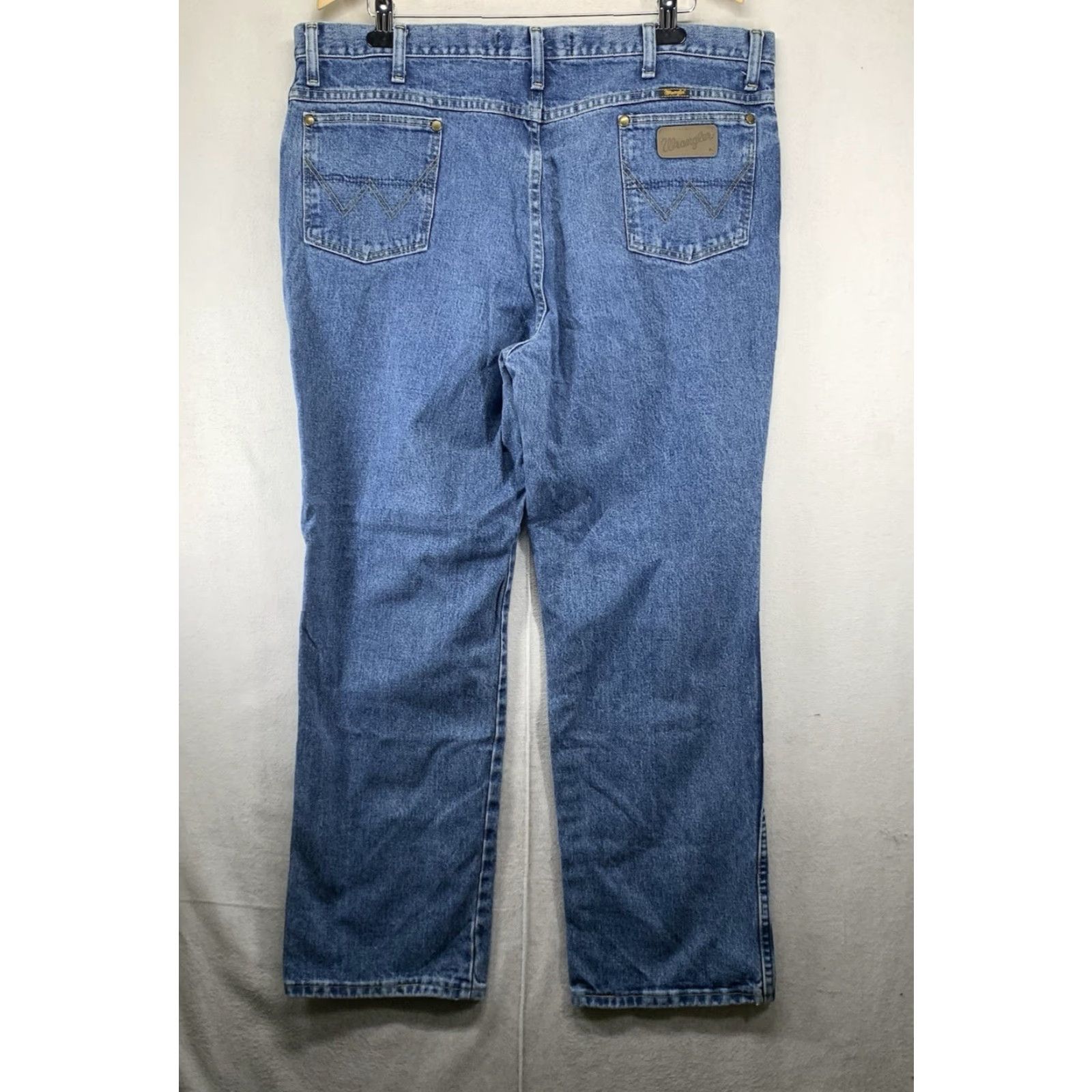 Wrangler VINTAGE Wrangler George Strait Cowboy Cut Mens Jeans 40x30 Western Retro Cotton Blue Size US 40 / EU 56 - 2 Thumbnail