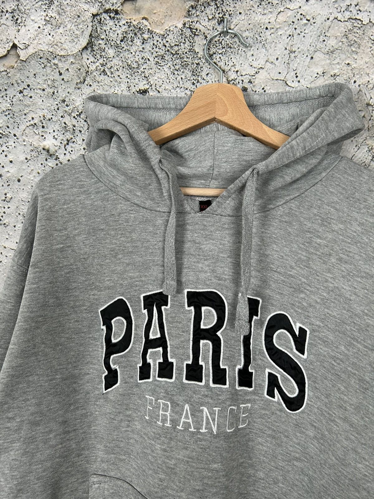 Other Vintage Paris Spellout Hoodie Boxy Hype Rare Streetwear Rap Size US XXL / EU 58 / 5 - 3 Thumbnail