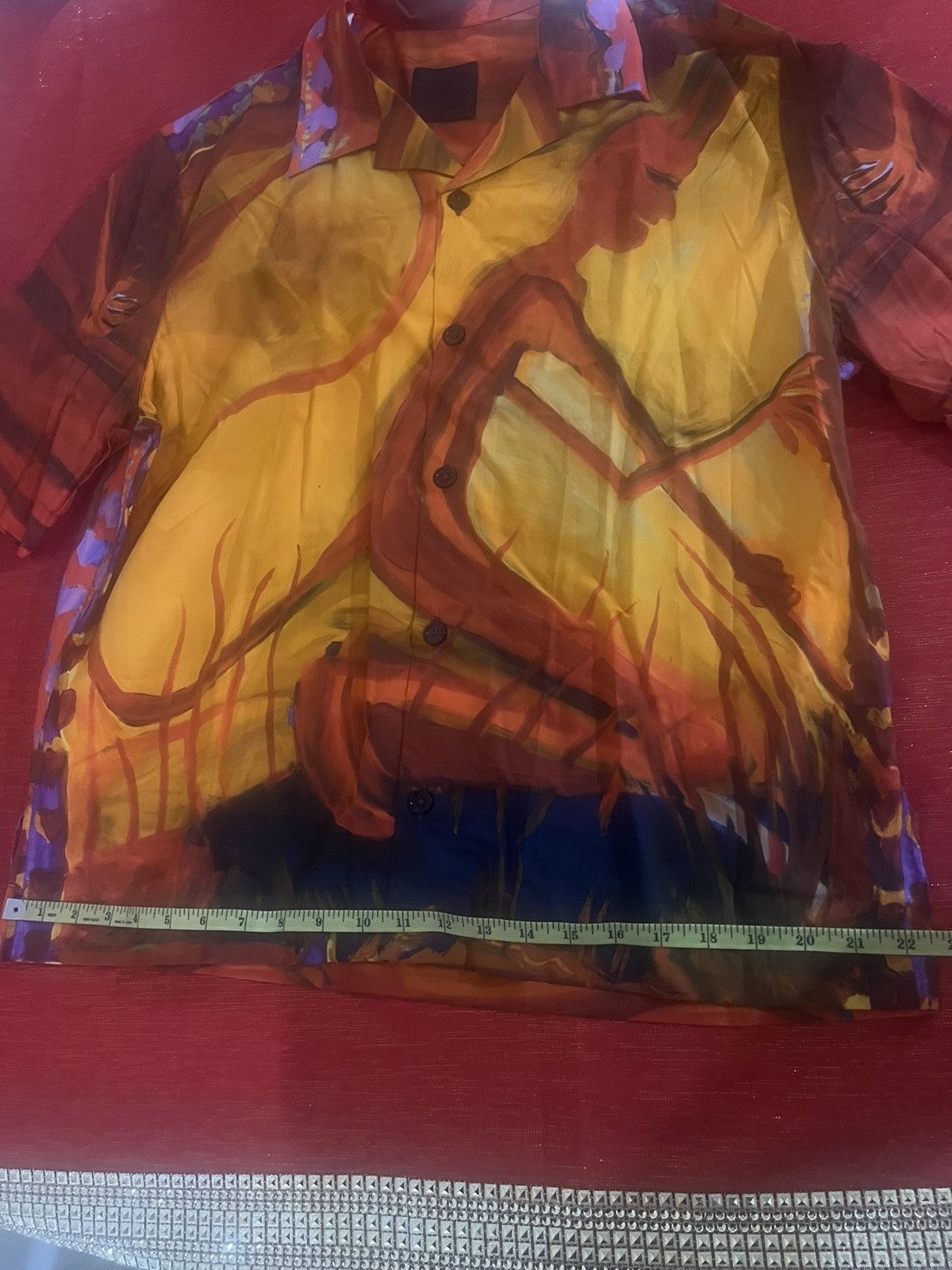 Givenchy Givenchy Devil Print Shirt Sz 41 Size US L / EU 52-54 / 3 - 15 Thumbnail