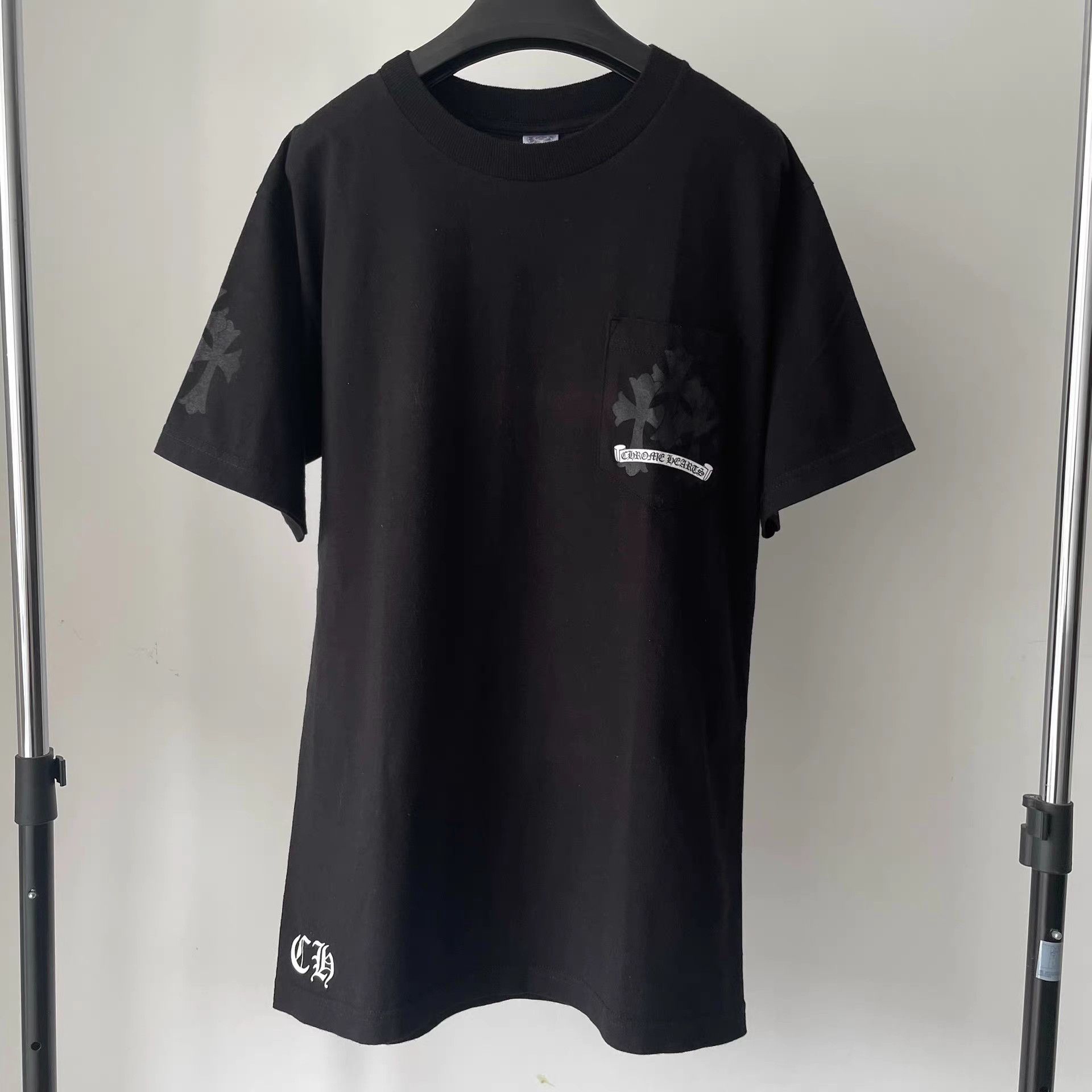 Chrome Hearts Chrome Hearts Black Short Sleeve T-Shirt Size US M / EU 48-50 / 2 - 2 Thumbnail