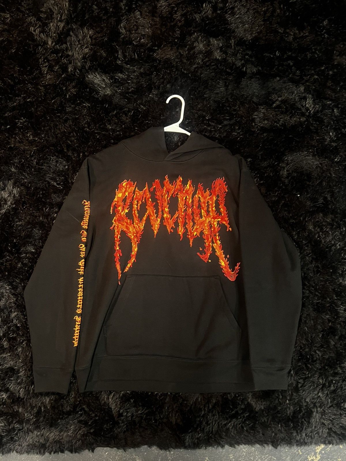 image of Revenge Inferno Hoodie in Black, Men's (Size Large)
