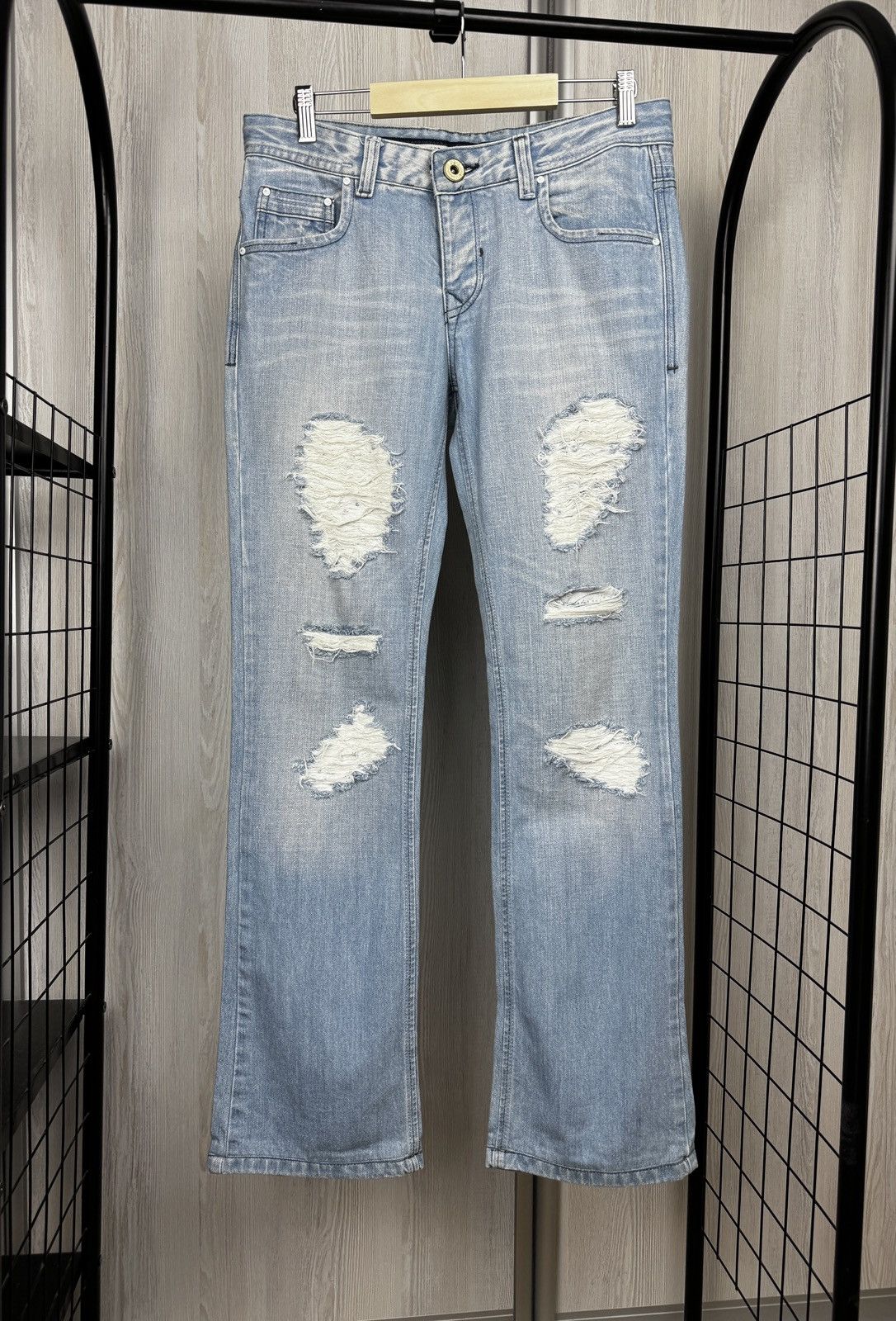 Dolce & Gabbana Dolce & Gabbana vintage distressed denim blue jeans Size US 31 - 1 Thumbnail