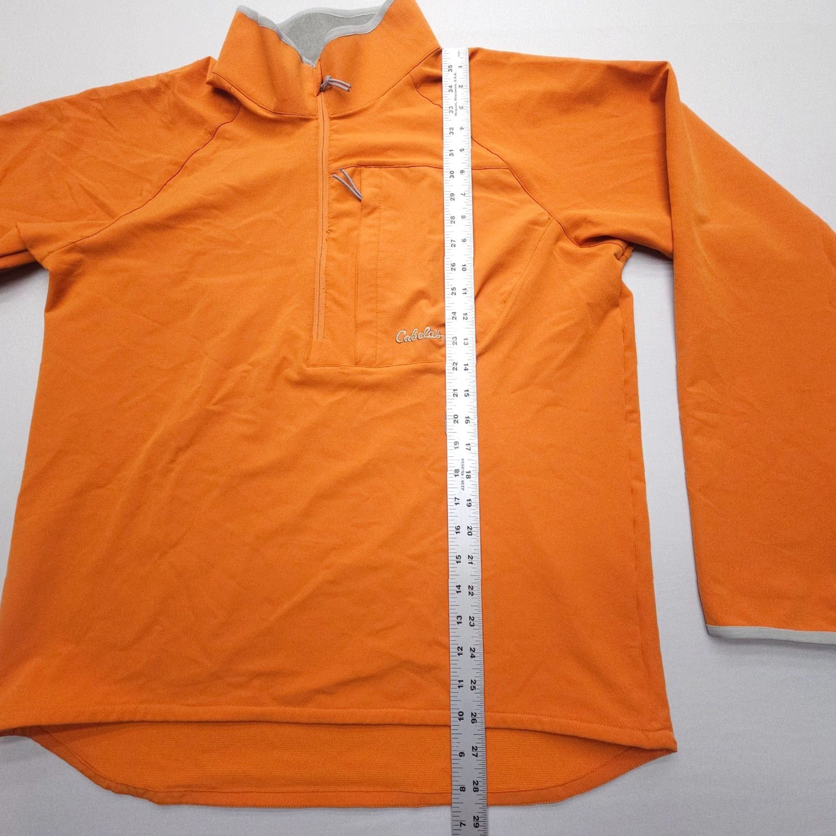 Vintage Cabela's Windbreaker Jacket Mens Large Orange Lightweigh t Softshell Zip Up Casual Outdoor Hiking Size US L / EU 52-54 / 3 - 3 Thumbnail