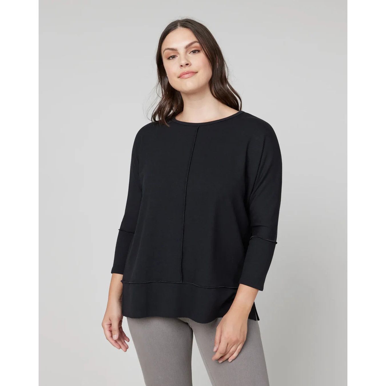 Spanx Spanx PLT Dolman Sleeve Sweatshirt 50171R Black Size Medium Size M / US 6-8 / IT 42-44 - 3 Thumbnail