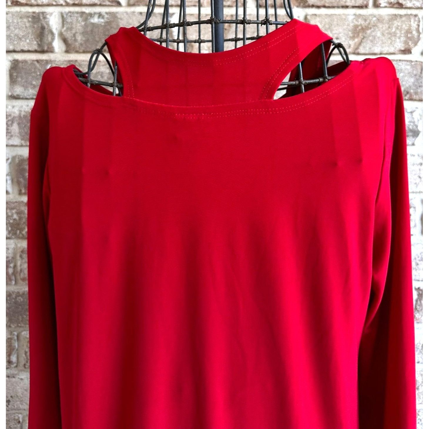 Other Clara Sun Woo Tunic Top Medium Asymmetrical Cold Shoulder Bu Size M / US 6-8 / IT 42-44 - 5 Thumbnail