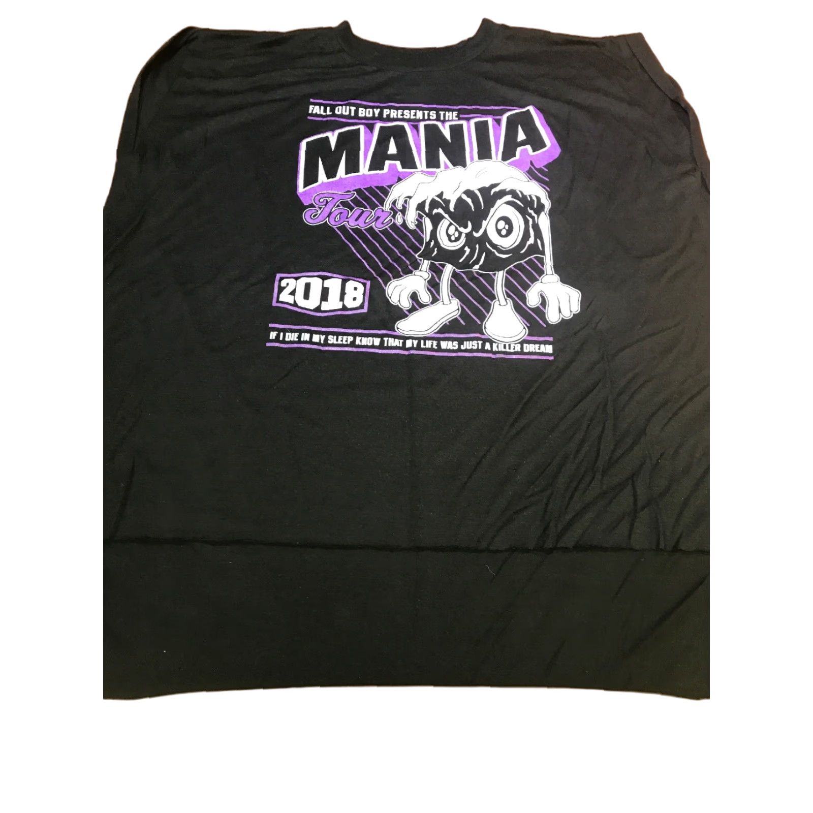 Vintage FALL OUT BOY 2018 Mania Concert Tour Women's T-Shirt Black L Size L / US 10 / IT 46 - 1 Thumbnail