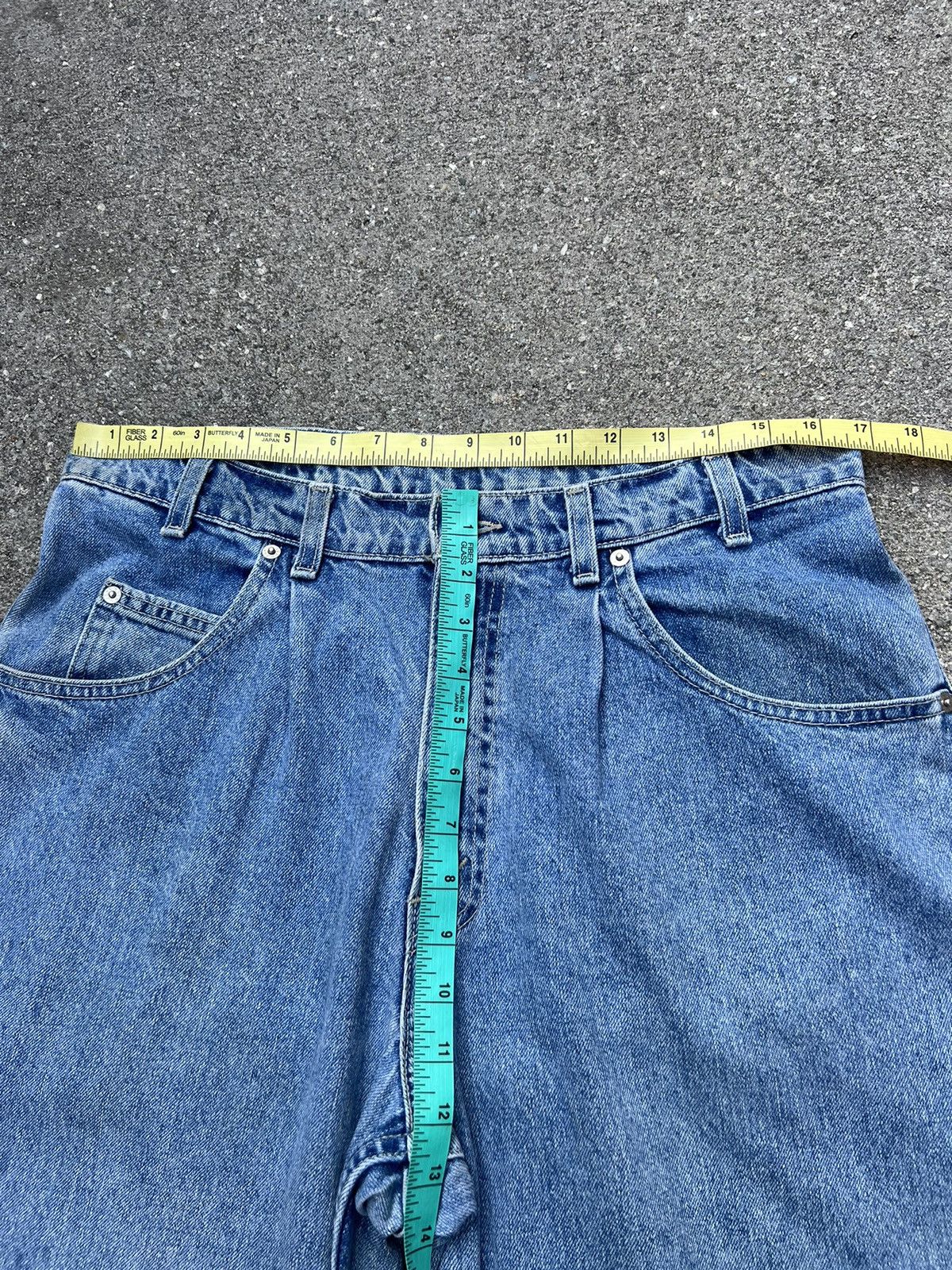 Levi's Vintage 1992 Levi’s L2 Light Blue Denim Baggy Fit Jeans Size US 33 - 3 Thumbnail