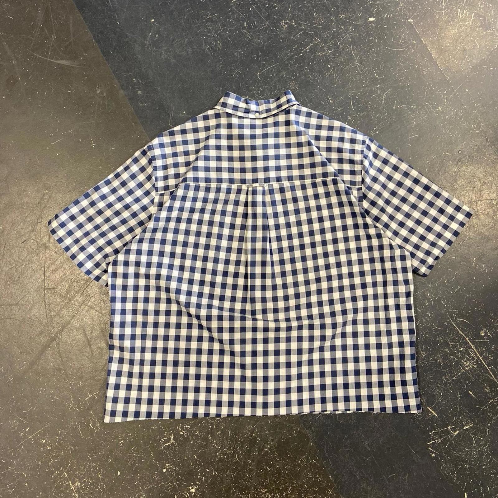 Vintage Vintage Cropped Chaps White / Navy Plaid Button Up Size US XL / EU 56 / 4 - 4 Thumbnail