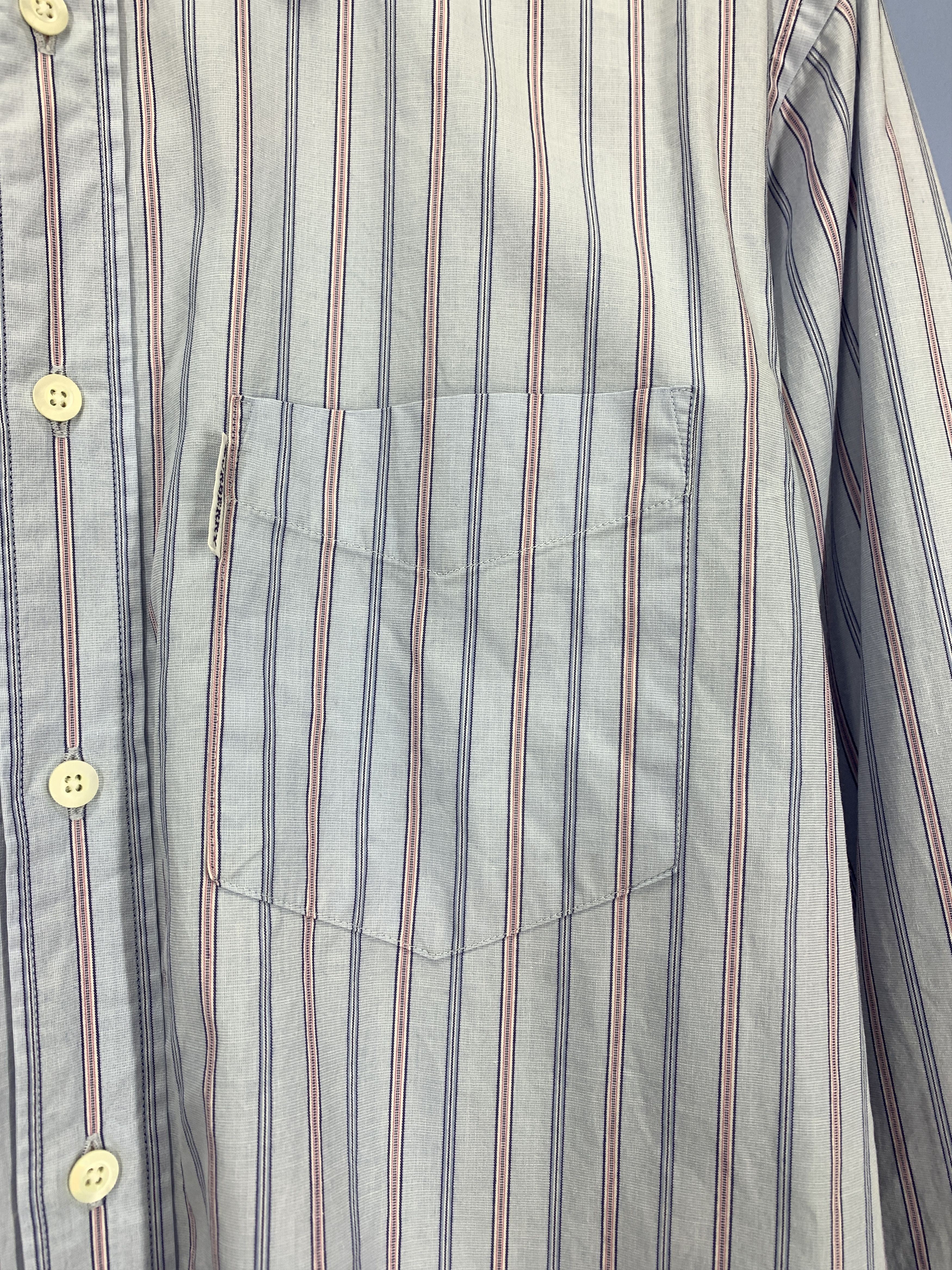 Burberry BURBERRY LONDON Striped Shirt #1899/09 Size US M / EU 48-50 / 2 - 2 Thumbnail