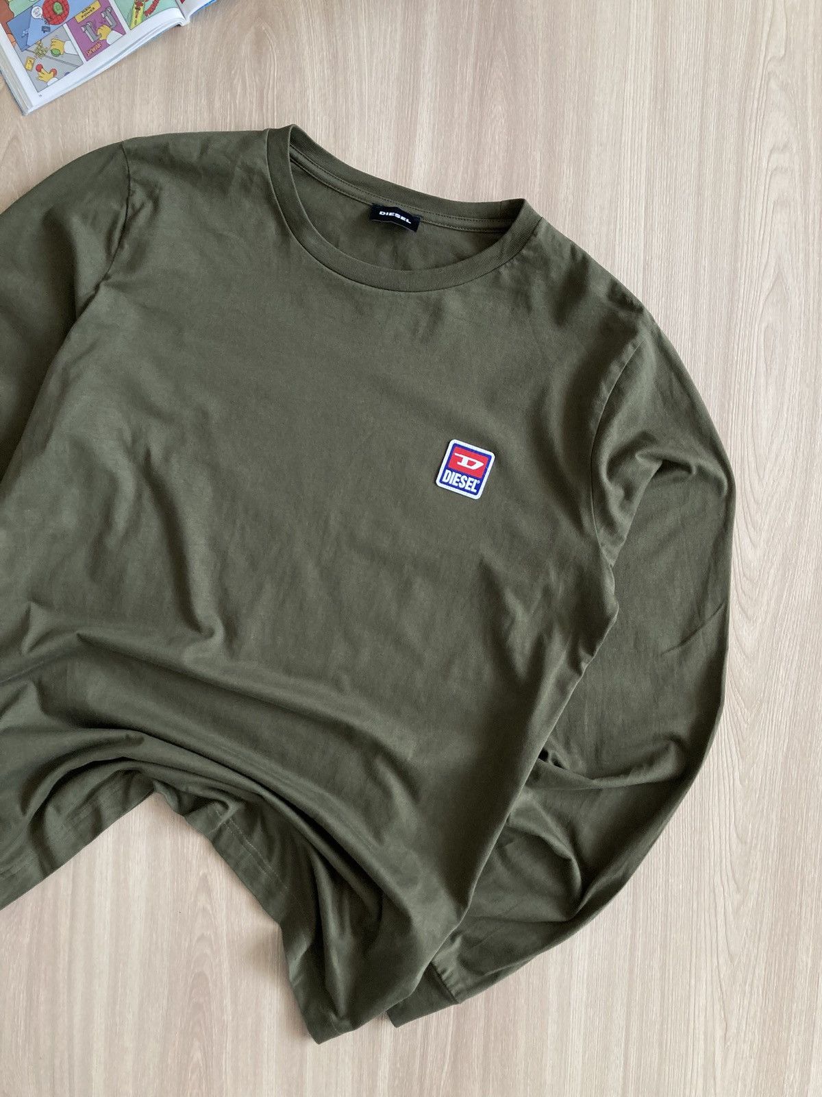 Diesel Vintage Diesel Long Sleeve Logo 90s Shirt Size US L / EU 52-54 / 3 - 2 Thumbnail