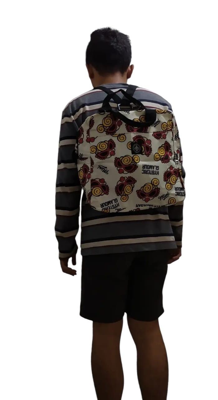 Hysteric Glamour × Japanese Brand Vintage hysteric glamour fullprint 2 way bag sling backpack Size ONE SIZE - 2 Thumbnail