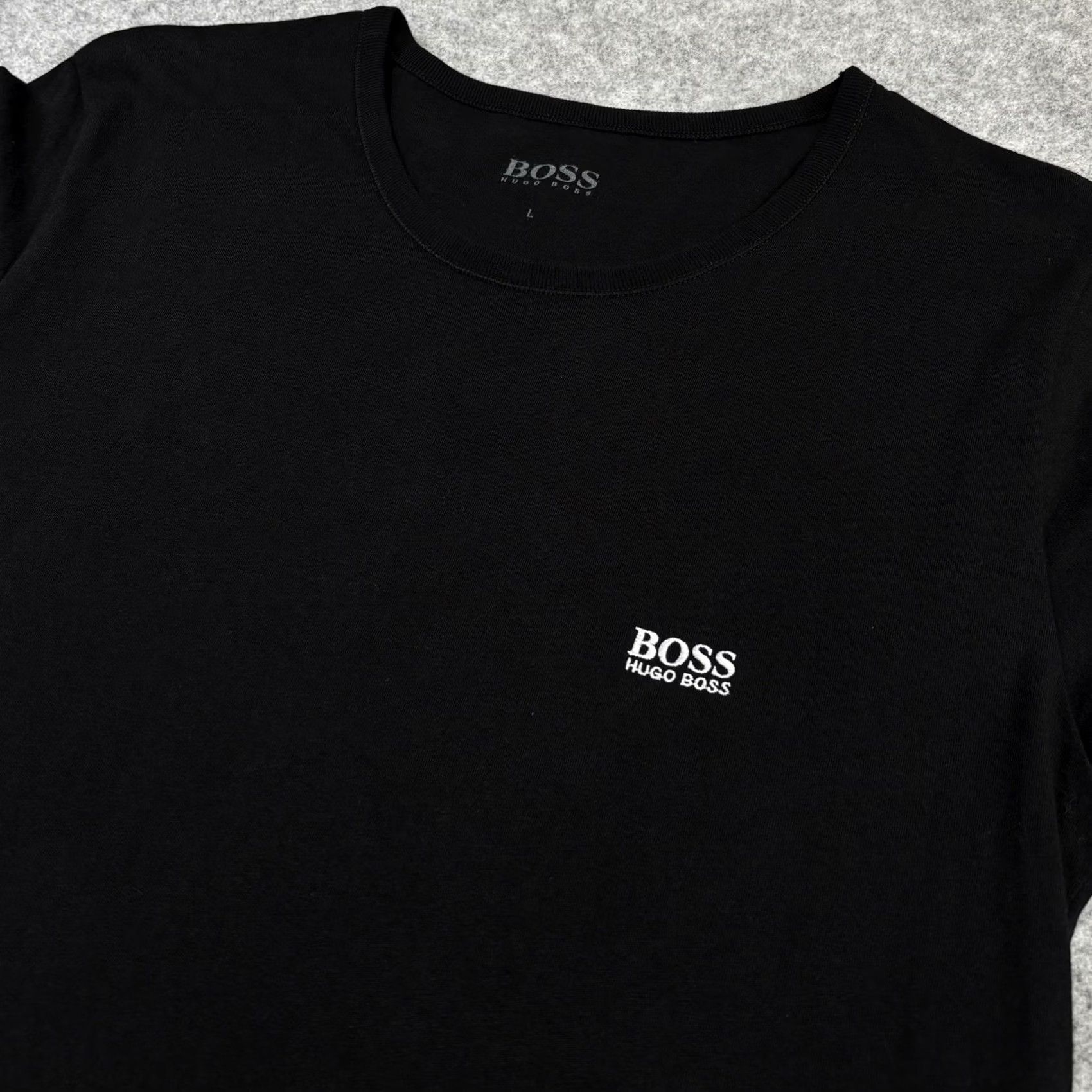 Hugo Boss HUGO BOSS Shirt Mens L black top Short Sleeve Vgc Summer Casual Size US L / EU 52-54 / 3 - 3 Thumbnail