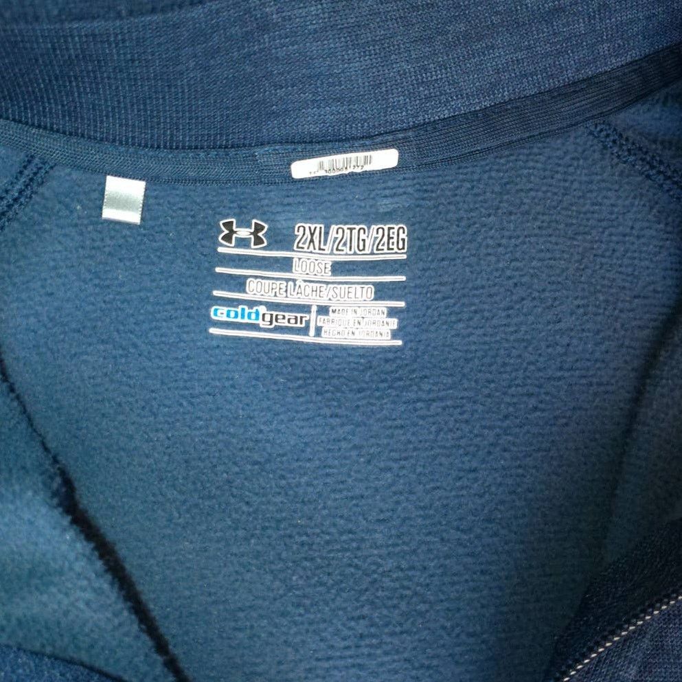 Under Armour Under Armour Sweater Navy Cold Gear 1/4 Zip Mens 2XL Size US XXL / EU 58 / 5 - 6 Thumbnail