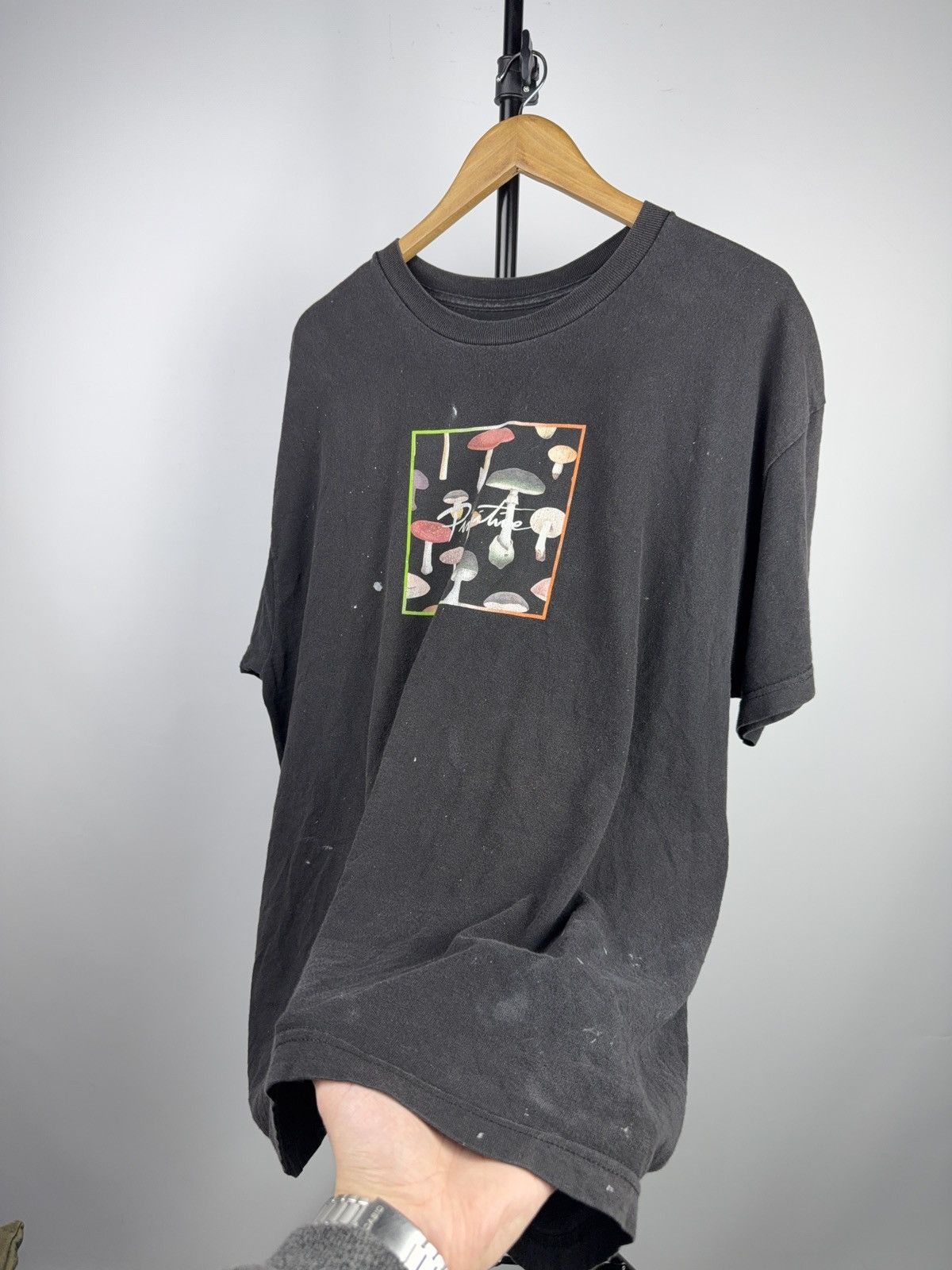 Primitive 00s Primitive Mushroom Graphic SK8 Skate T-Shirt Black XL Size US XL / EU 56 / 4 - 9 Thumbnail