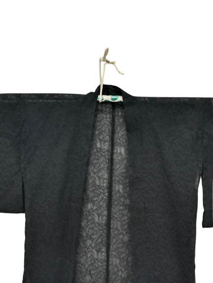 Komono Vintage Haori Kimono Cardigan Nice Motif Japanese Style Size L / US 10 / IT 46 - 4 Thumbnail