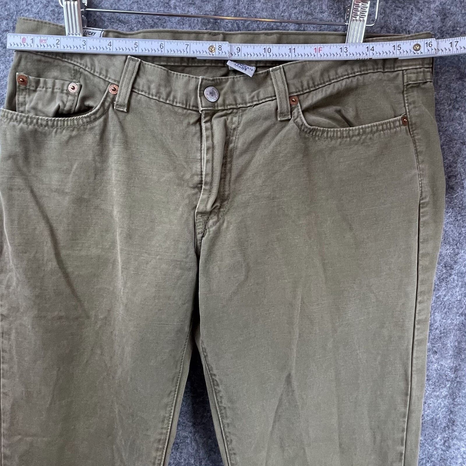 Lucky Brand Lucky Brand Snapper Jeans Women 10/30 Long Flap Dungarees Size 32" / US 10 / IT 46 - 5 Thumbnail